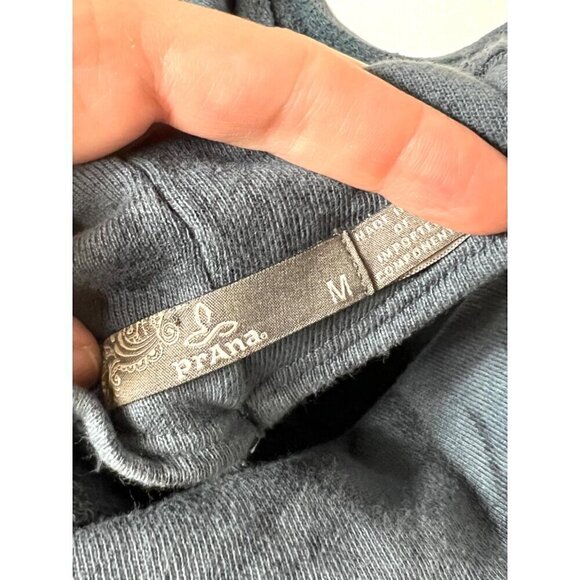 Prana drape back blue sweatshirt size medium - Picture 7 of 8